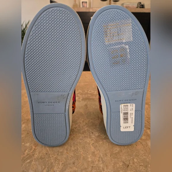 Kurt Geiger LondonSouthbank Tag patchwork lace-up sneakers. Size 38 - US 7.5 - Picture 8 of 11